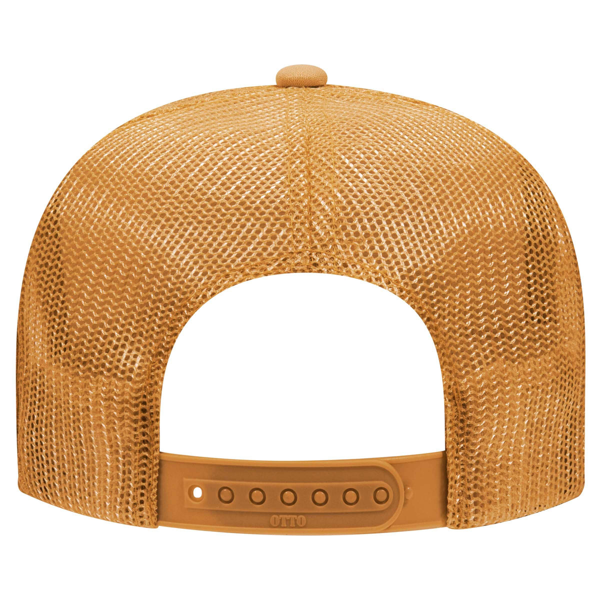Otto 5-Panel High Crown Foam Trucker Hats, Mesh Back Cap - 39-165: Brn/Tan/Brn